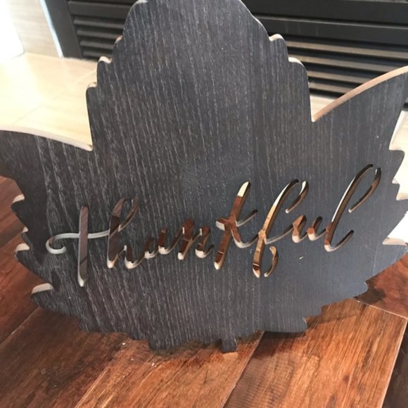 Micheals thanksgiving thankful wood sign - Picture 7 of 8